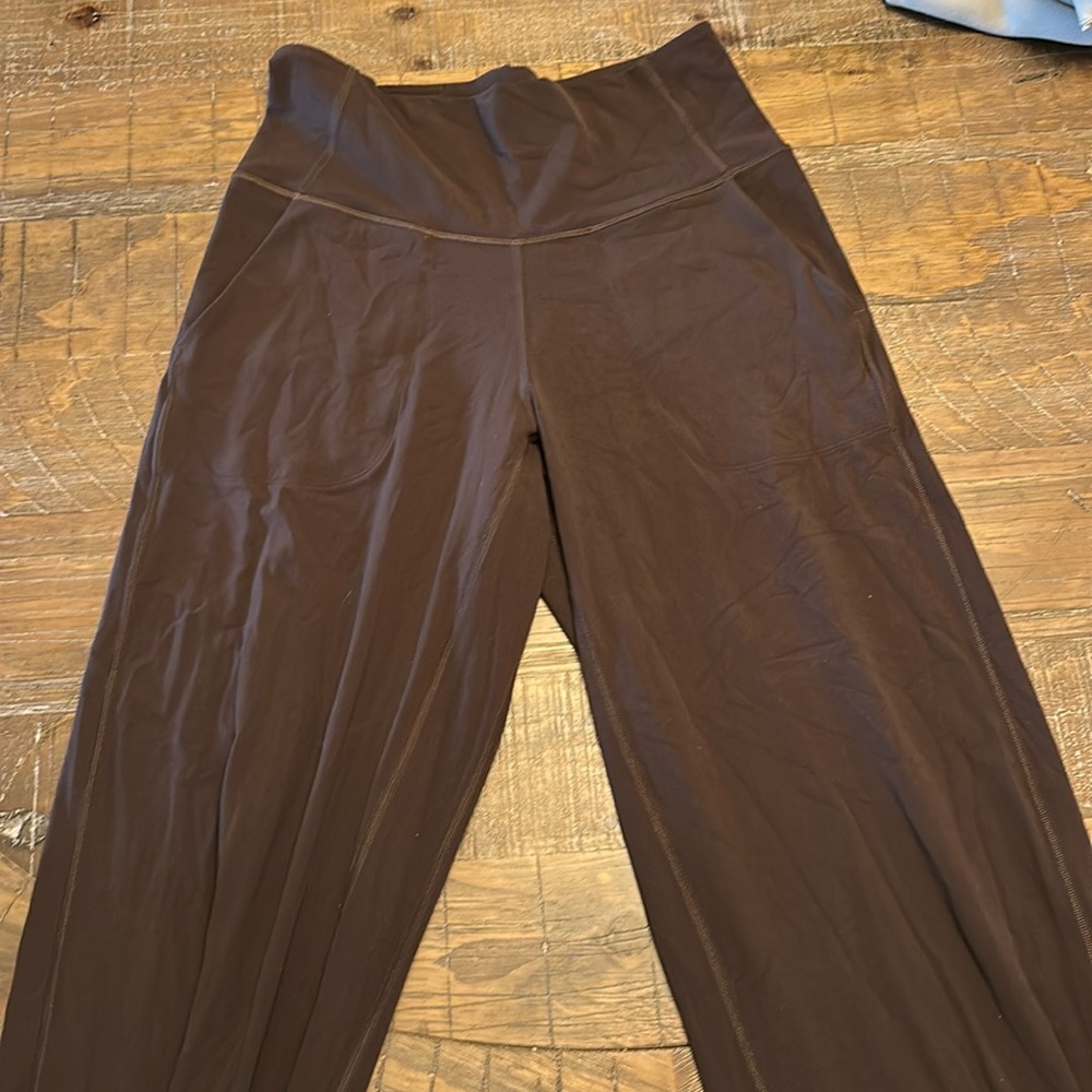 lululemon athletica Brown Wide Leg Pants